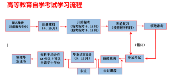 自考专升本报考流程